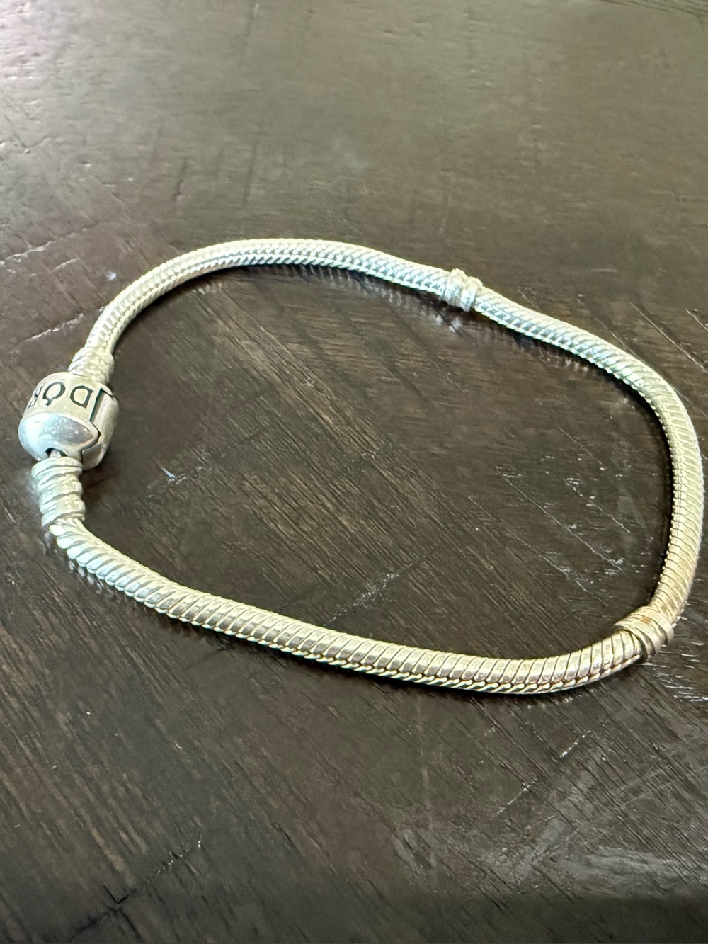 Pandora Sterling Silver Snake Chain Bracelet - Shiny Silver Finish